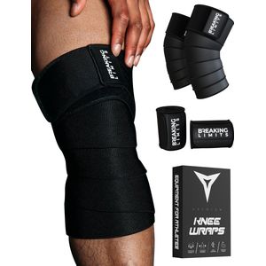 Breaking Limits - Knee Wraps - Kniebeschermers - 2 Stuks