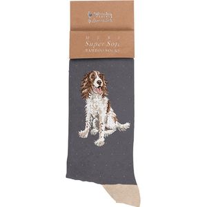 Wrendale Herensokken - Hond - 'Willow' Spaniel Men's Socks