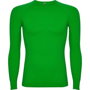 Varen Groen thermisch sportshirt met raglanmouwen naadloos model Prime maat XL-XXL