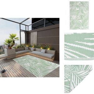 vidaXL Buitenkleed - Buitenkleden - Kleed - Tapijt - Buitenkleed ARAKIL 160x230 cm polypropeen groen