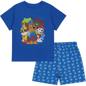 Paw Patrol - Jongens pyjama met korte mouwen, blauwe zomer pyjama