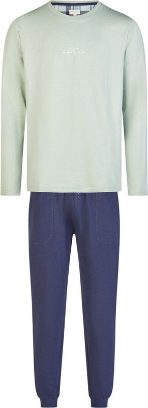 Phil & Co - Heren Pyjama Set - Lichtgroen - Lang