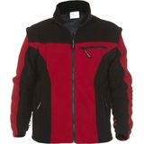 Hydrowear Fleecevest - Keulen Zwart/rood Mt L