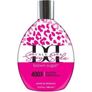 Brown Sugar Double Dark Sexy Side - zonnebankcreme - 400 x bronzers - 400 ml