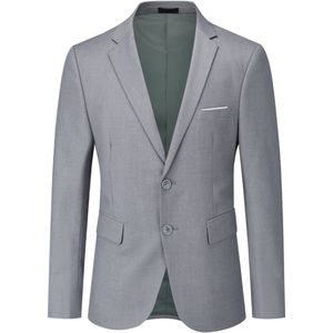 Allthemen Heren Pakjas Slim Fit Jas Blazer voor Zakelijk - Bruiloft Vrijetijdsblazer- 3XL