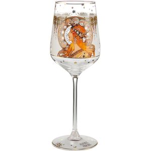 Goebel - Alphonse Muchas-sWijnglas Sterrenbeelds-sGlas - 25cm