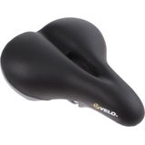 Meevormend Velo Zadel Tour Memory Foam Heren Zwart