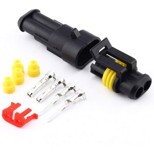 Waterdichte Autodraadconnector Kit - Terminal Assortiment - 1 2 3 4 5 6 Pin Way - Auto Truck .