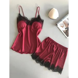 2-delige Erotische pyjama set - Top en Broek rokje - Sexy strapless - Mouwloos - Nachtkleding - Slapen - Uitdagende look