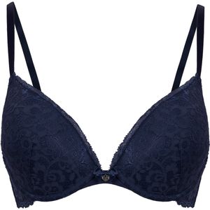Hunkemöller - Voorgevormde Push-up Beugel Bh - Marine - Dames Lingerie
