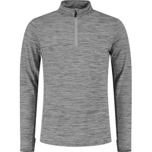 Rogelli Core Hardloopshirt - Lange Mouwen - Heren - Grijs Melange - Maat S