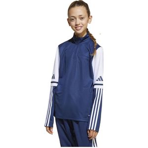 adidas - Squadra 25 - Trainingstrui - Donkerblauw Wit - 1/4-Zip Kids