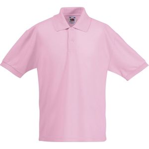 Fruit of the Loom Kinderen/Kinderen Unisex 65/35 Pique Polo Shirt (Licht Roze)