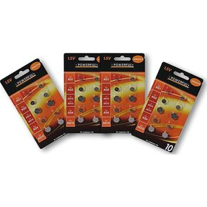 Assortiment Knoopcel Batterijen - Set van 40 Stuks - Alkaline en Lithium - 1.5V - Cadmiumvrij