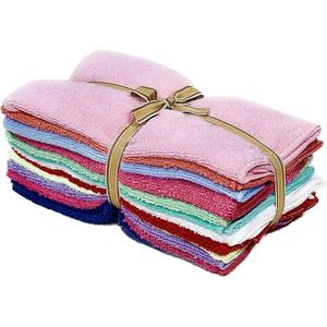 Allround doekset, 38 x 40 cm, 12 stuks, microvezeldoeken, poetsdoeken voor een streepvrij resultaat, multifunctionele doeken microvezel voor het reinigen van alle materialen en oppervlakken