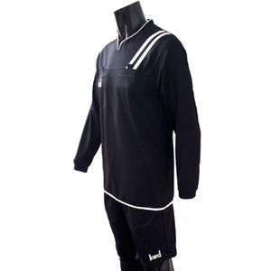 KWD - Scheidsrechterset Fair - Zwart/wit - Lange Mouw