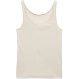 TOM TAILOR - Haltertop - Offwhite - Slanke Pasvorm - Mouwloos