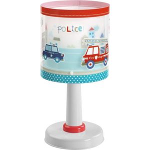 Dalber Police - Kinderkamer tafellamp - Blauw;Rood