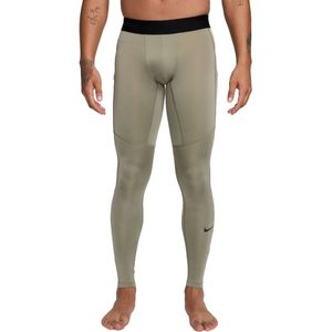 Nike - Pro Dri-FIT - Fitnesstights - Groen - Elastisch Knit Materiaal