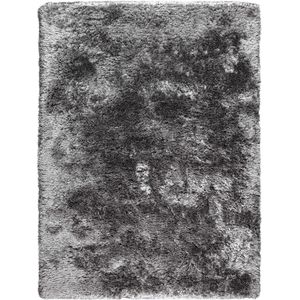 LIGNE PURE Adore – Vloerkleed – Tapijt – handgeweven – polyester – modern – hoogpolig - donkergrijs - 200 x 300 cm