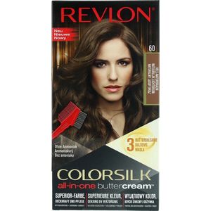 Revlon Luxurious Colorsilk Buttercream Hair Color 126.8ml - 60/51N Light Natural Brown