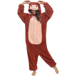 Unisex Pandajumpsuit voor Volwassenen - Dieren Onesie voor Cosplay, Halloween en Carnaval