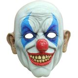 Partychimp Killer Clown Scary Clown Happy Volledig Hoofd Masker Halloween Masker voor bij Halloween Kostuum Volwassenen Carnaval - Latex - One size