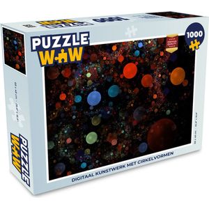 Puzzel Cirkel - Patronen - Kleuren - Zwart - Legpuzzel - Puzzel 1000 stukjes volwassenen