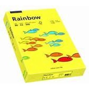 Rainbow gekleurd papier A4 80 gram 14 middengeel 500 vel