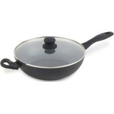 Russell Hobbs - Metallic Marble - Wok - 28 cm - Met Deksel - Non-Stick