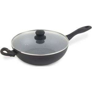 Russell Hobbs - Metallic Marble - Wok - 28 cm - Met Deksel - Non-Stick