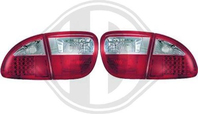 Seat - Diederichs 7431995 - Achterlichten - Wit/Rood - LED
