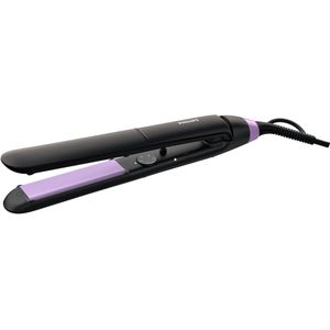 Philips StraightCare Essential BHS377/00 haarstyler Straightening stijlborstel Warm Zwart, Roze 1,8 m