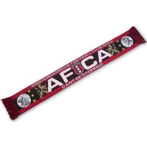 Sjaal AFCA HD Dubbelzijdig Rood / Zwart - Ajax - Amsterdam - Fanwear - Voetbal