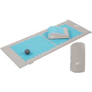 Acupressuurmat XL - Massagekussen en Bal voor Rug- en Nekpijn Verlichting - Spierontspanning en Anti-Stress
