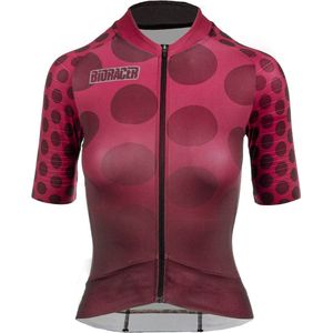 BIORACER EPIC JERSEY WOMEN POLKA DOT BORDEAUX Maat L