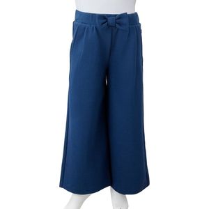 vidaXL - Kinderbroek - met - wijde - pijpen - 92 - marineblauw