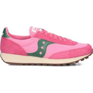 Saucony Trainer 80 Sneakers - Suède - Dames - Roze - Maat 38