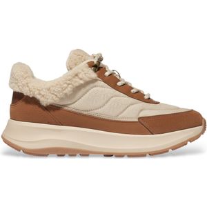 FitFlop - F-Mode Flow Shearling Mix - Sneakers - Cream Mix
