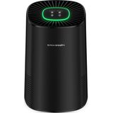 Erikssøn Luchtreiniger Air Purifier Elite - Zwart - 240 m3/u - Helpt tegen stof, hooikoorts en allergie - Hepa 14 Filter - Instelbare Ionisator - Extra stil in slaapmode