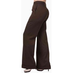 Dancing Days - PARTY ON Wijde broek - 2XL - Bruin