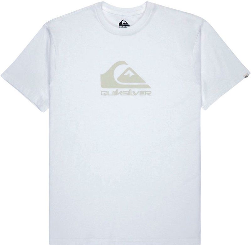 Quiksilver - EV Comp Logo - T-shirt - Wit - 100% Katoen
