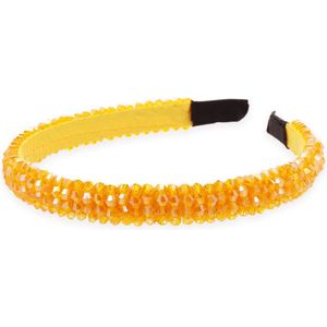 Lajetti Glitter Haarband Oranje Koningsdag EK WK Strass Diadeem
