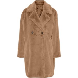 VERO MODA VMSUILYON FAUX FUR COAT BOOS Dames Jas - Maat XL