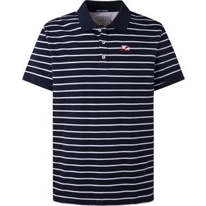 Pepe Jeans Vidal Stripes Korte Mouw Poloshirt Blauw M Man
