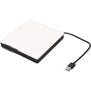 Externe CD-drive, draagbare CD DVD+/-RW-drive USB3.0 Ultradunne herschrijfbrander Schrijver Hoge snelheidstransmissie Draagbare computerbenodigdheden