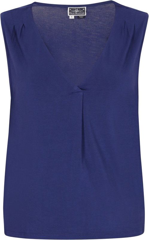 DreiMaster - Everyday Fashion - Top - Nachtblauw
