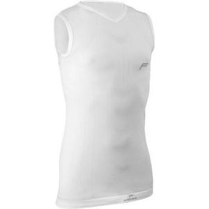 Fuse Functionele tanktop met v-hals wit maat l