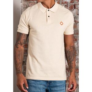 MA.Strum Ss pique polo - burnt cream