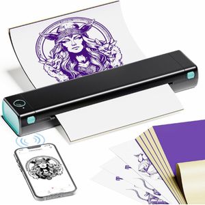 PhoFuta® Tattoo Printer - Deluxe - Thermische Printer - Tattoo Stencil Printer - Stencil Printer - Tattoo Stencil